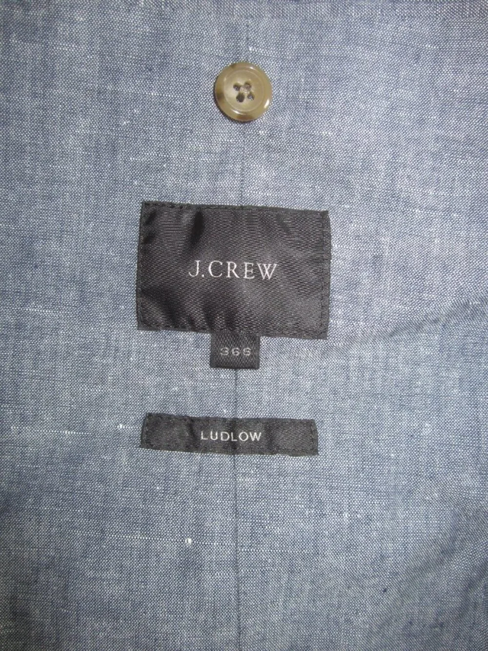 J CREW LUDLOW Unstructured Sport Coat Jacket Somelos Cotton Men's 36 S